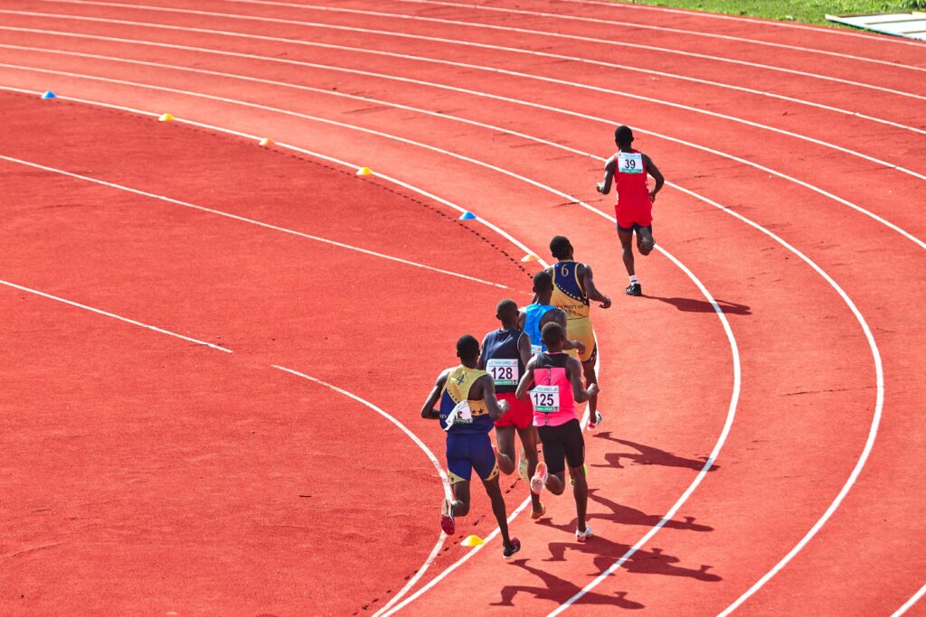 A person running